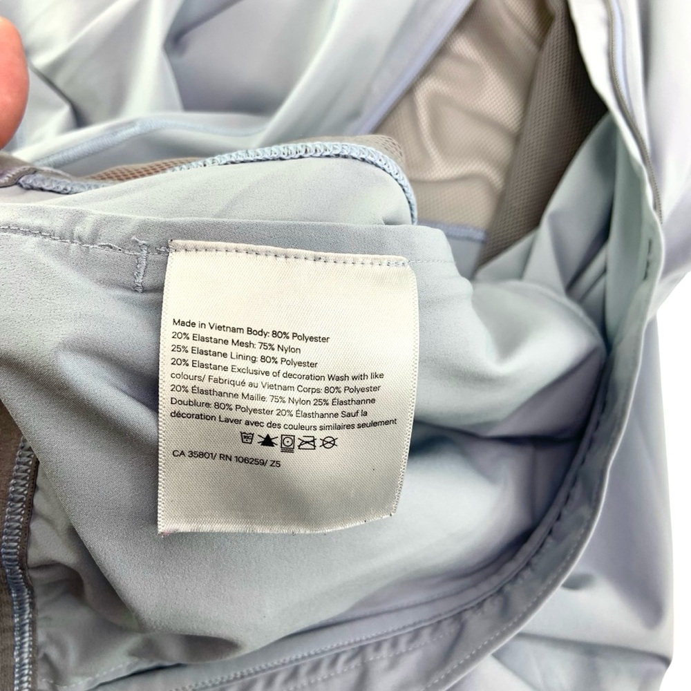 Lululemon Grey Blue Breeze In Full Zip Jacket - Picture 3 of 9